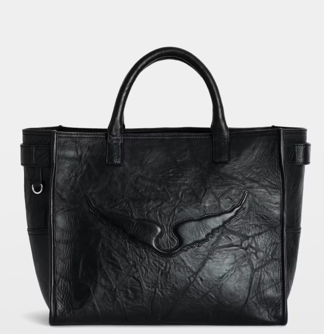 Bolso Angel tote cuero negro